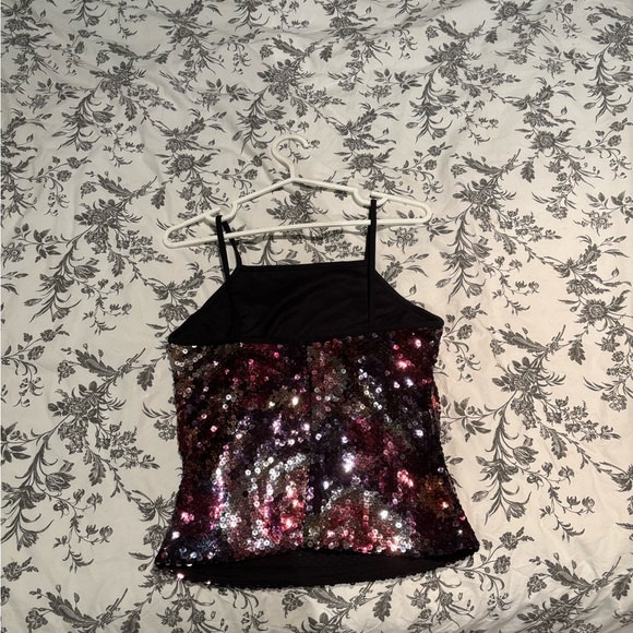 Vintage 90’s sparkly jewelled roses party top. - Picture 2 of 4